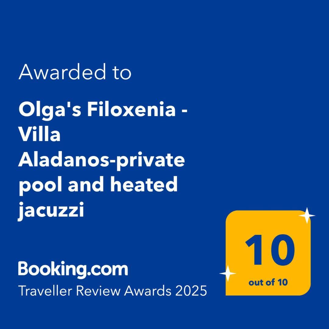 Olga'S Filoxenia - Villa Aladanos-Private Pool And Heated Jacuzzi Makhairoí Exteriér fotografie