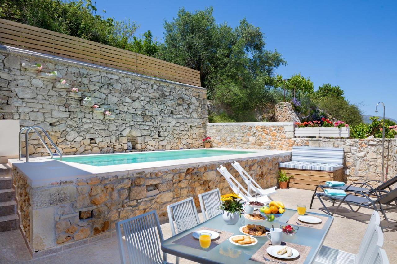 Olga'S Filoxenia - Villa Aladanos-Private Pool And Heated Jacuzzi Makhairoí Exteriér fotografie
